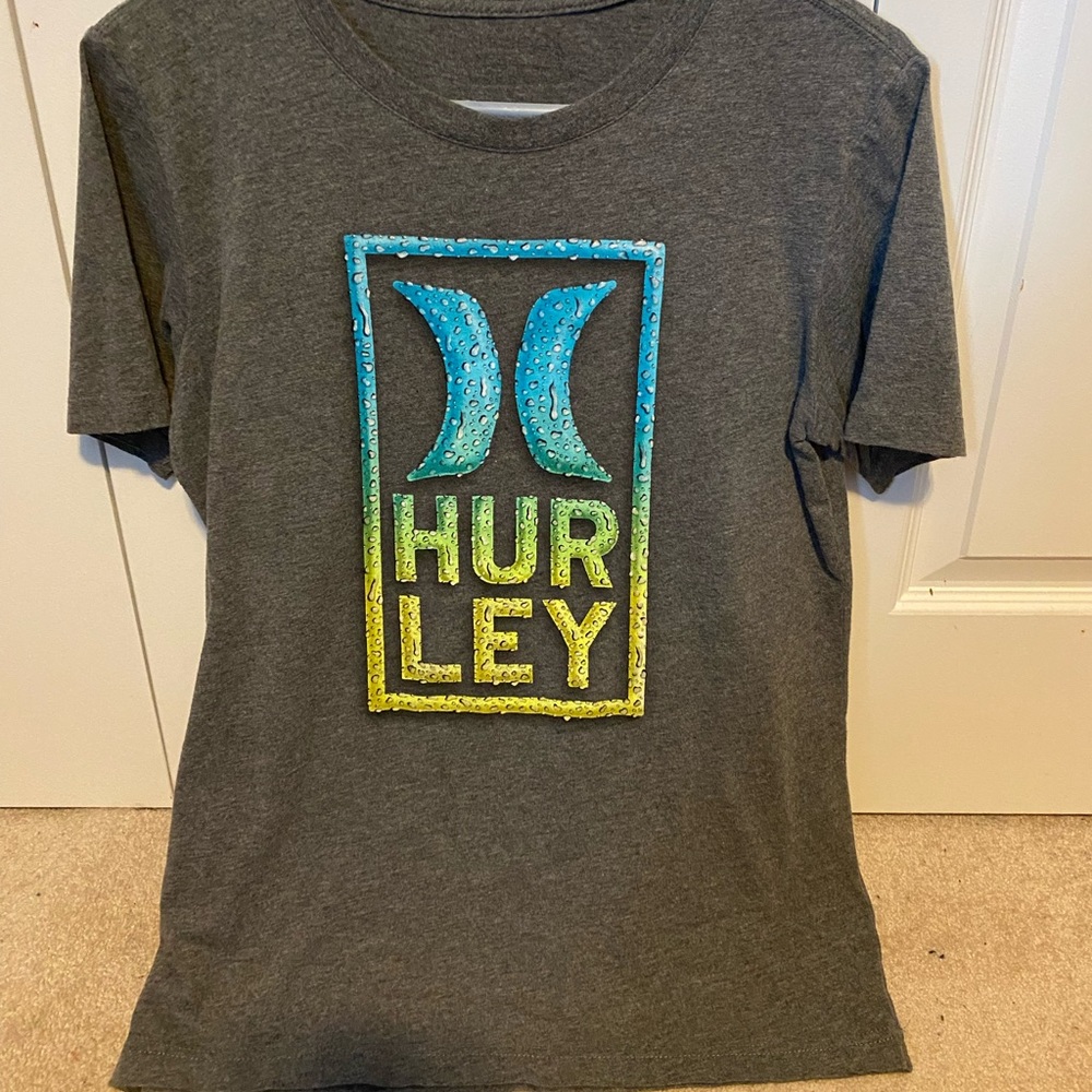 Boys Hurley Large Gray Tshirt